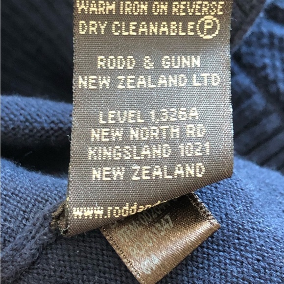 Rodd & Gunn Front Zip Sweater With Hood Navy Blue XL - Picture 8 of 11